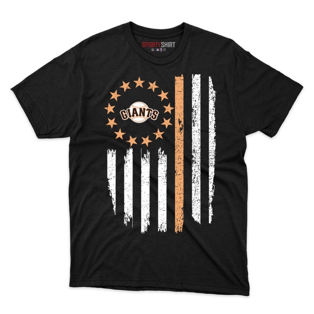San Francisco Giants Betsy Ross Flag Patriotic Unisex Cotton Graphic Tee, Fan Shirt for Game Day