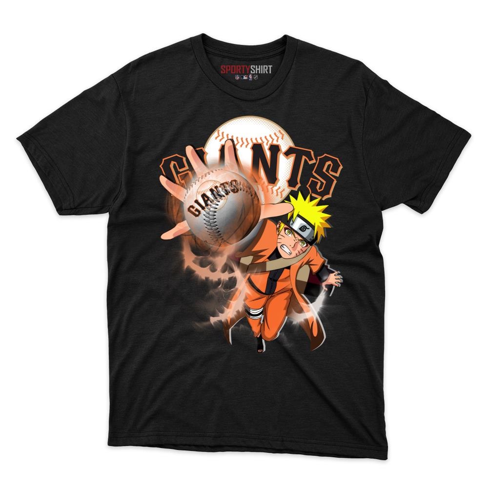 San Francisco Giants Naruto Uzumaki Ninja Anime Unisex Cotton Graphic Tee, Fan Shirt for Game Day