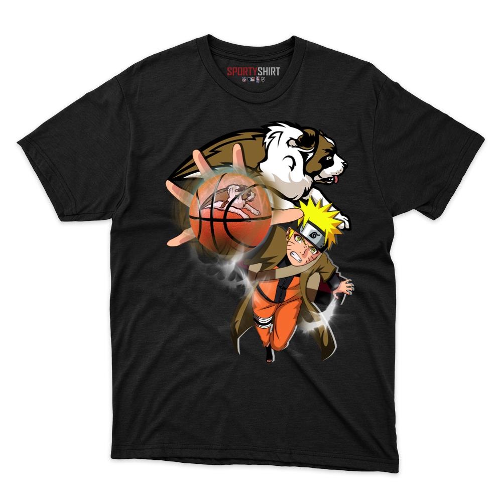 Siena Saints Naruto Uzumaki Ninja Anime Unisex Cotton Graphic Tee, Fan Shirt for Game Day
