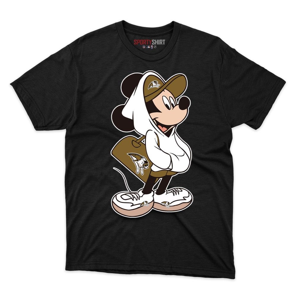 Siena Saints Mickey Mouse Disney Cartoon Unisex Cotton Graphic Tee, Fan Shirt for Game Day