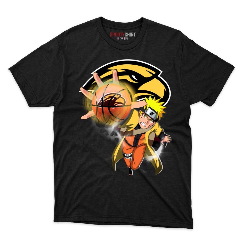 Southern Miss Golden Eagles Naruto Unisex Cotton Graphic Tee, Anime Ninja Shirt for Game Day Fans