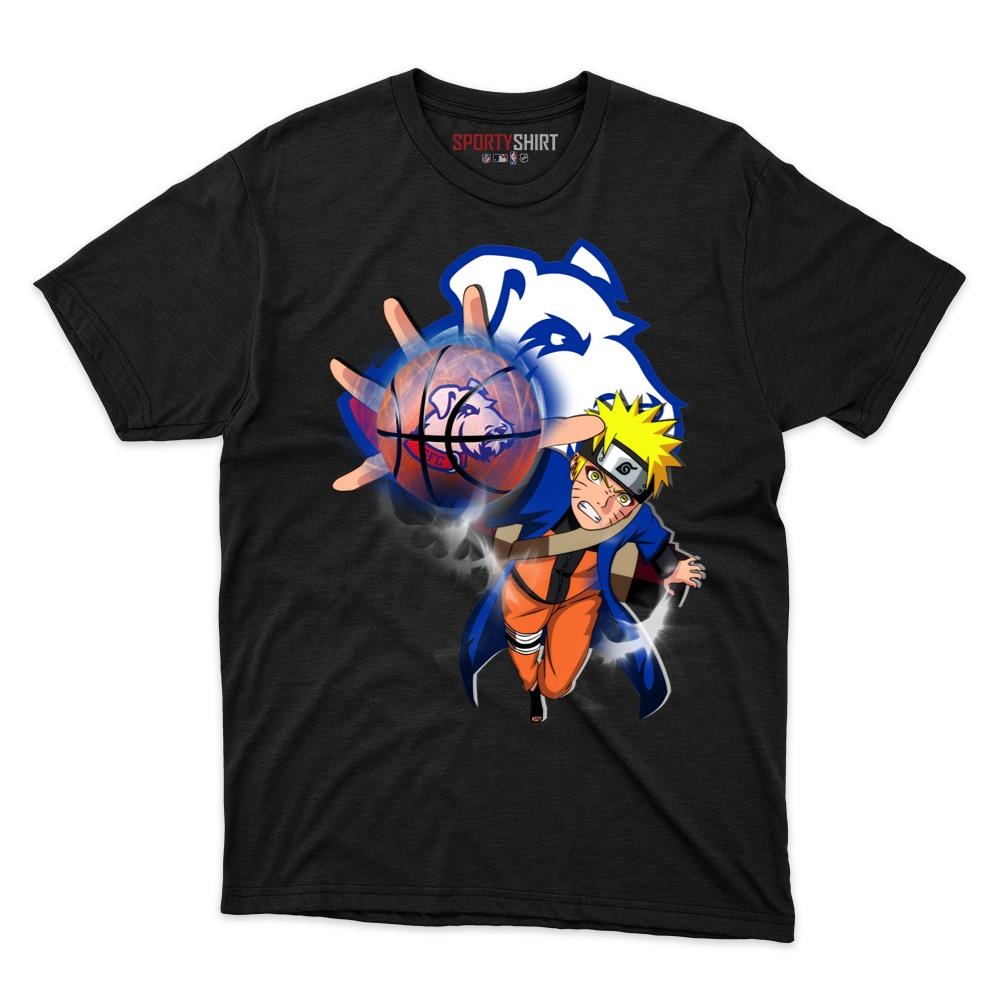 St Francis BKN Terriers Naruto Unisex Cotton Graphic Tee, Anime Ninja Crossover Shirt for Game Day Fans