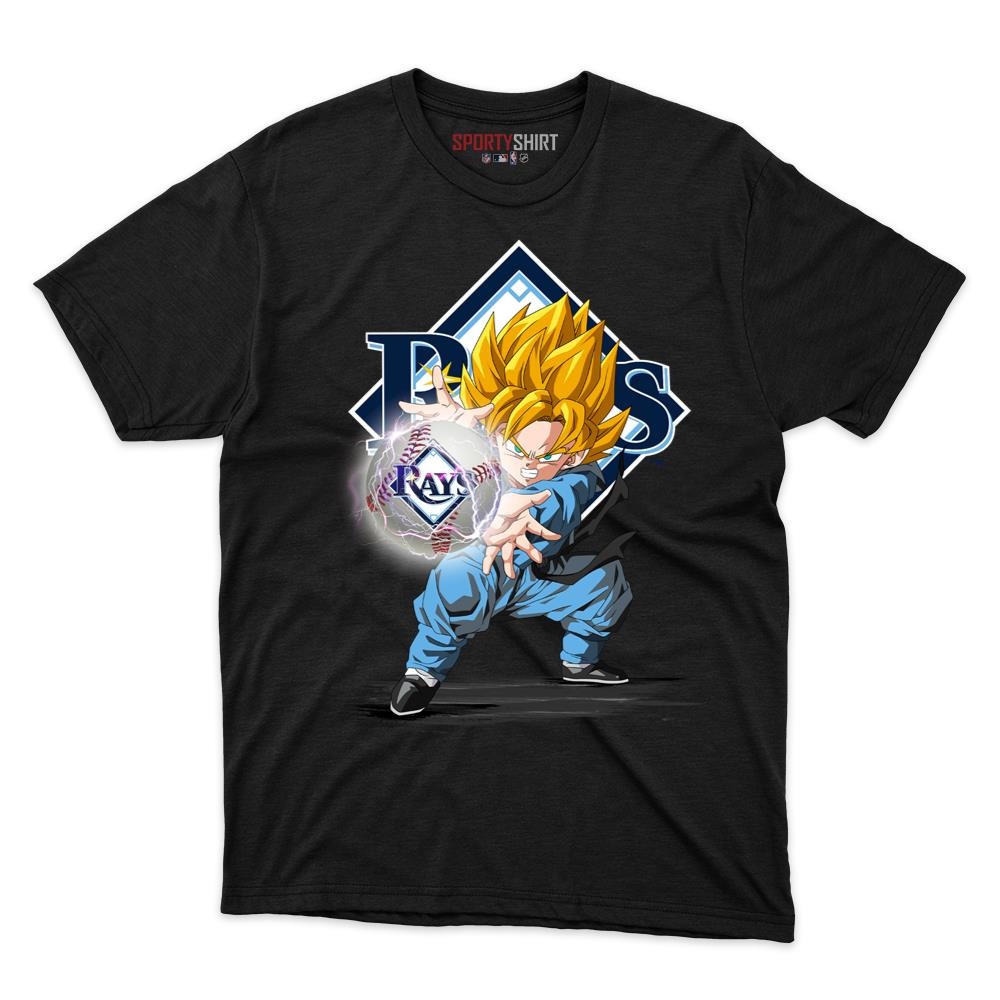 Tampa Bay Rays Goku Dragon Ball Z Unisex Cotton Graphic Tee, Anime Crossover Shirt, Game Day Fan Gift