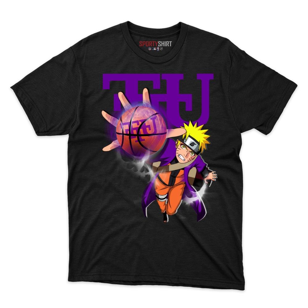 Tennessee Tech Golden Eagles Naruto Unisex Cotton Graphic Tee, Anime Ninja Shirt for Game Day Fans