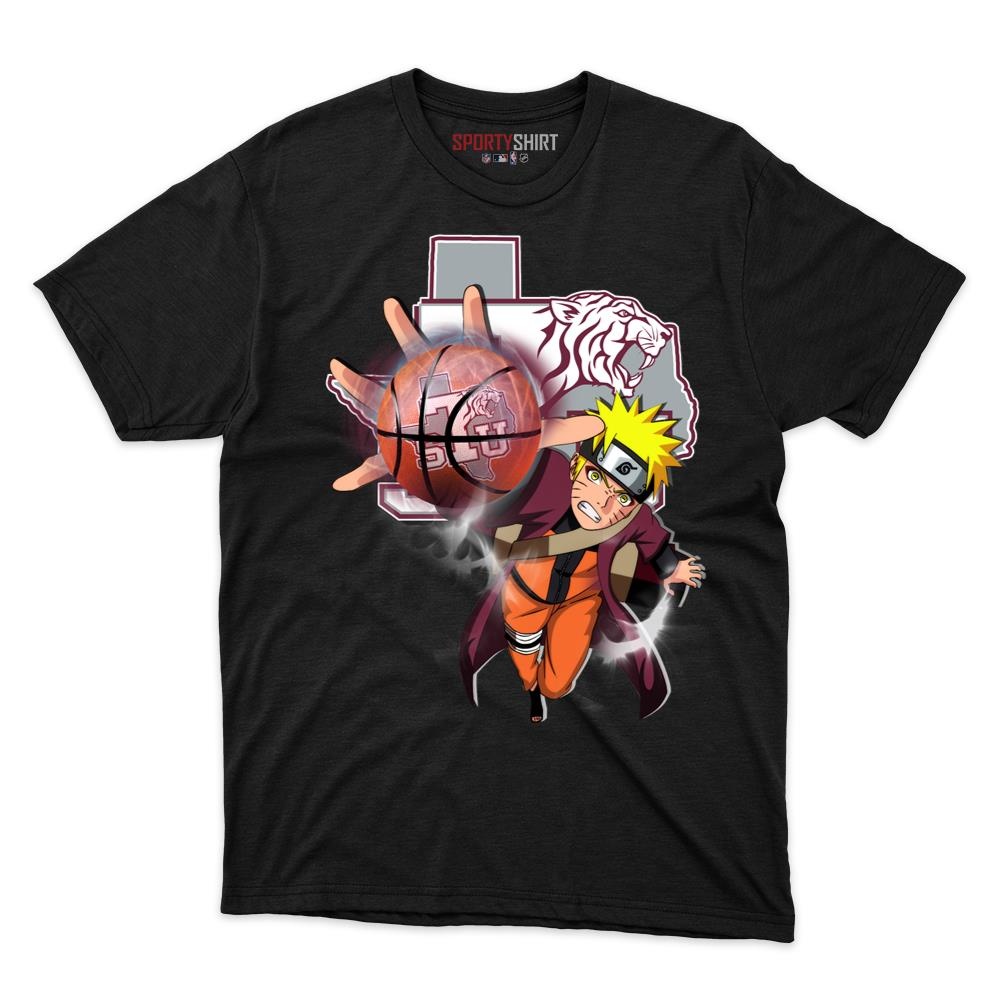 Texas Southern Tigers Naruto Ninja Shirt, Unisex Cotton Anime Graphic Tee for College Game Day Fans