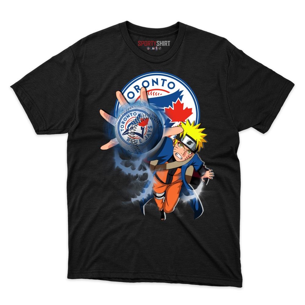 Toronto Blue Jays Naruto Hokage Shirt, Unisex Cotton Anime Ninja Graphic Tee, Baseball Game Day Fan Gift