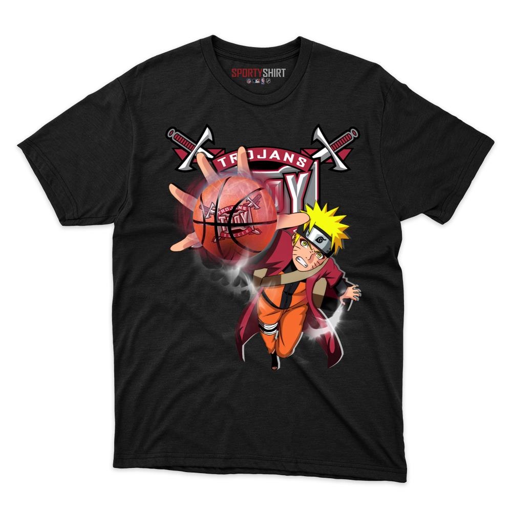 Troy Trojans Naruto Hokage Shirt, Unisex Cotton Anime Ninja Graphic Tee for College Game Day Fans