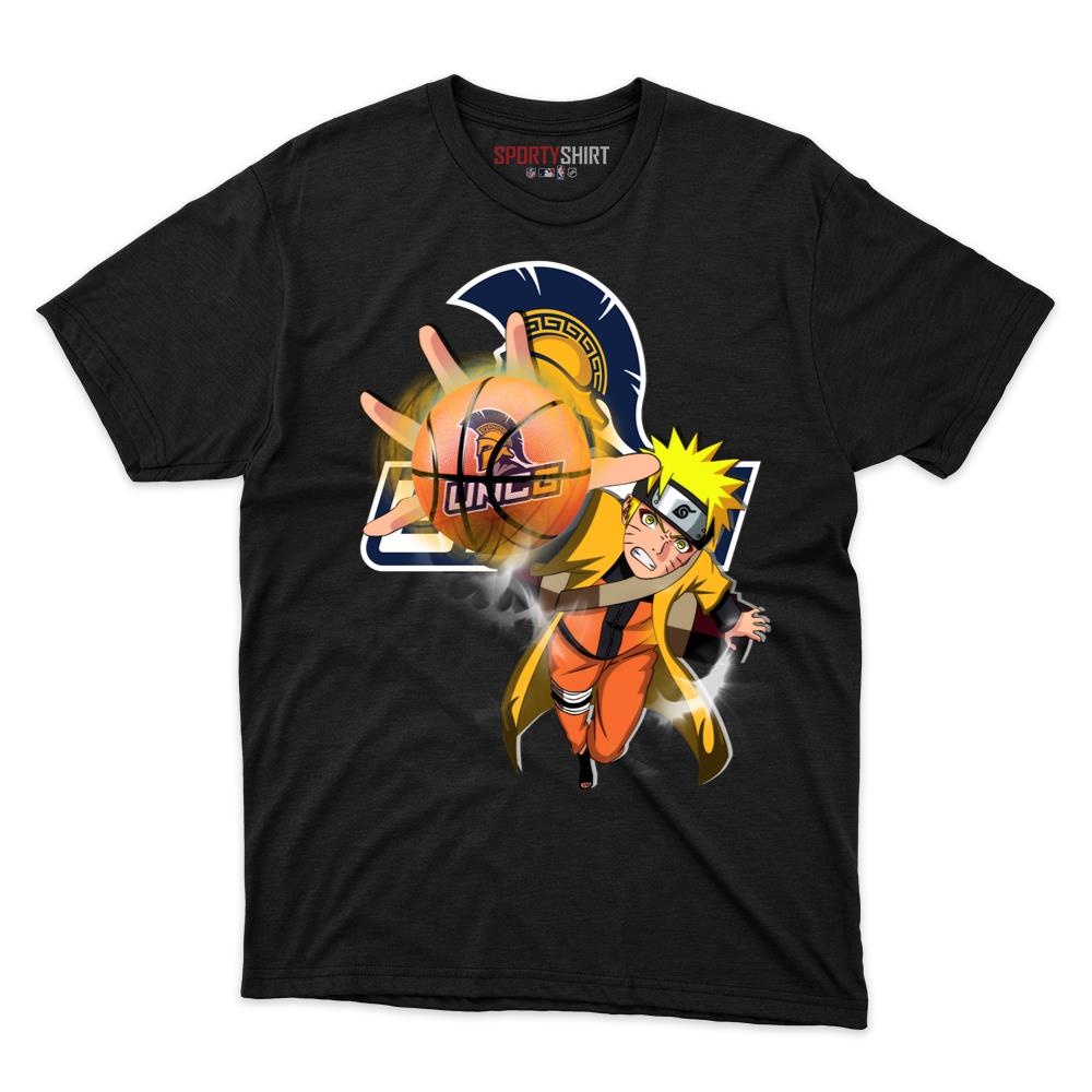 UNC Greensboro Spartans Naruto Ninja Shirt, Unisex Cotton Anime Graphic Tee for College Game Day Fans