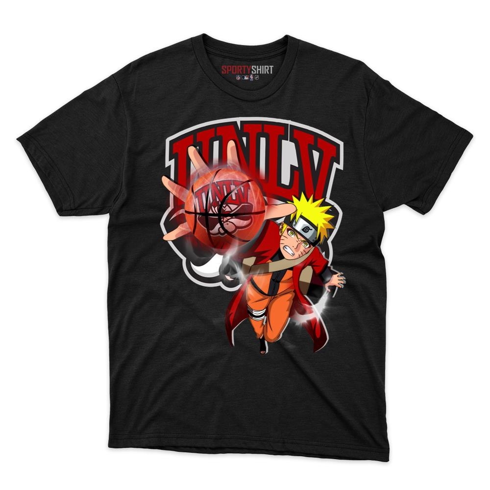 UNLV Rebels Naruto Ninja Shirt, Unisex Cotton Anime Graphic Tee for College Game Day Fans