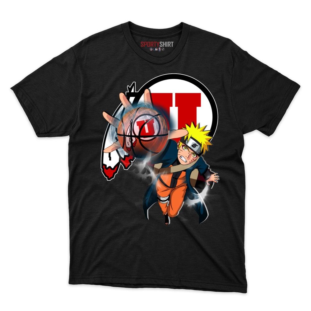 Utah Utes Naruto Shippuden Unisex Cotton Tee, Anime Ninja Graphic Shirt, Game Day Fan Gift
