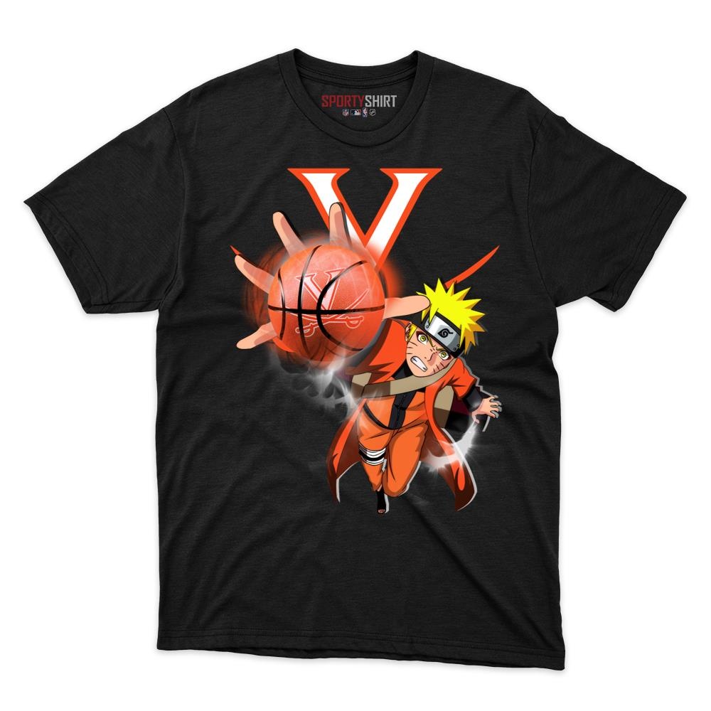 Virginia Cavaliers Naruto Shippuden Unisex Cotton Tee, Anime Ninja Graphic Shirt, Game Day Fan Gift