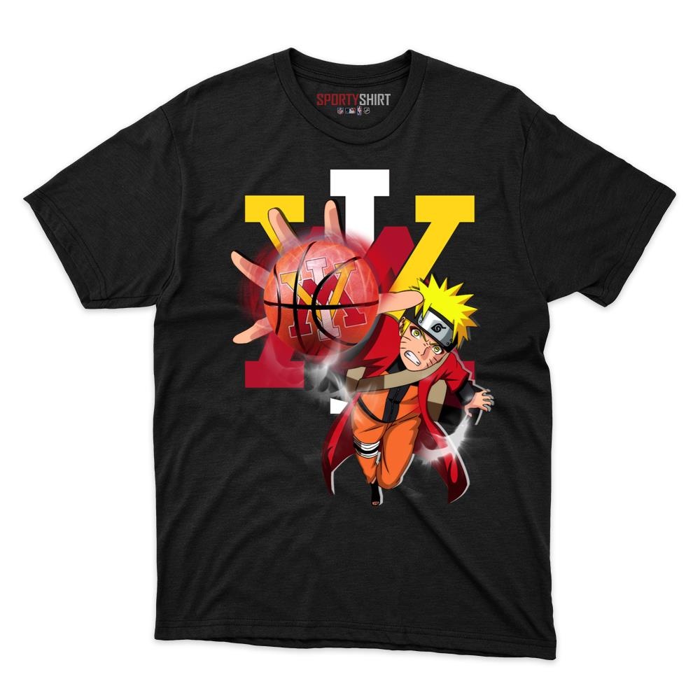 VMI Keydets Naruto Shippuden Unisex Cotton Tee, Anime Ninja Crossover Graphic Shirt, Game Day Fan Gift