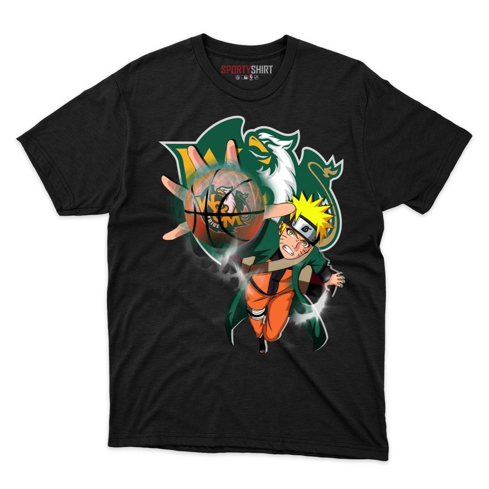 William & Mary Tribe Naruto Uzumaki Unisex Cotton Tee, Hidden Leaf Ninja Anime Graphic Shirt, Fan Gift